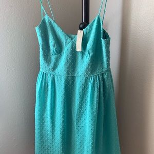 J. Crew strappy dress, green